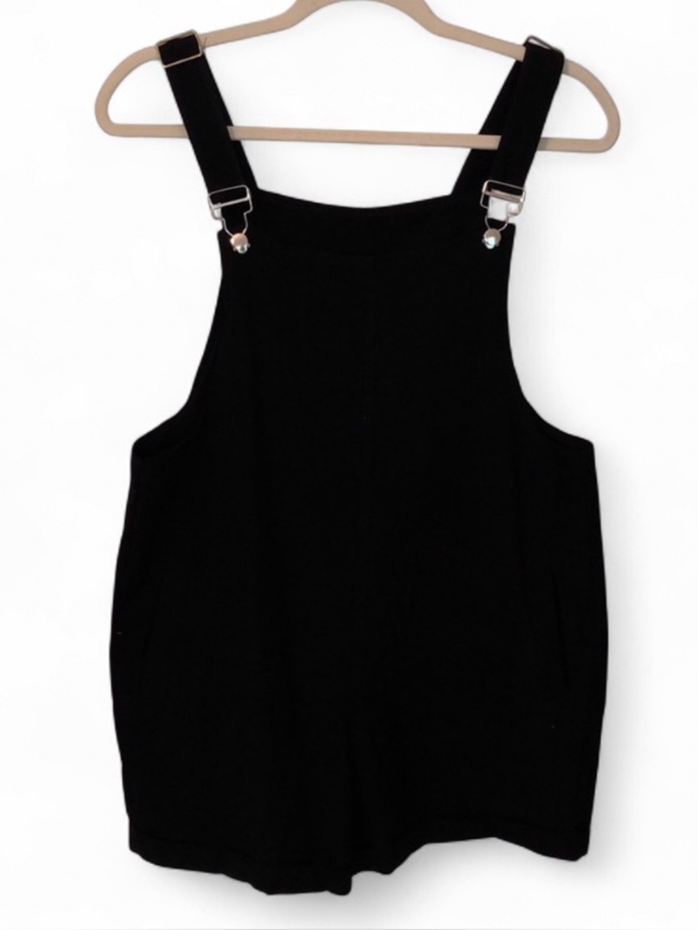 Black Short Overalls